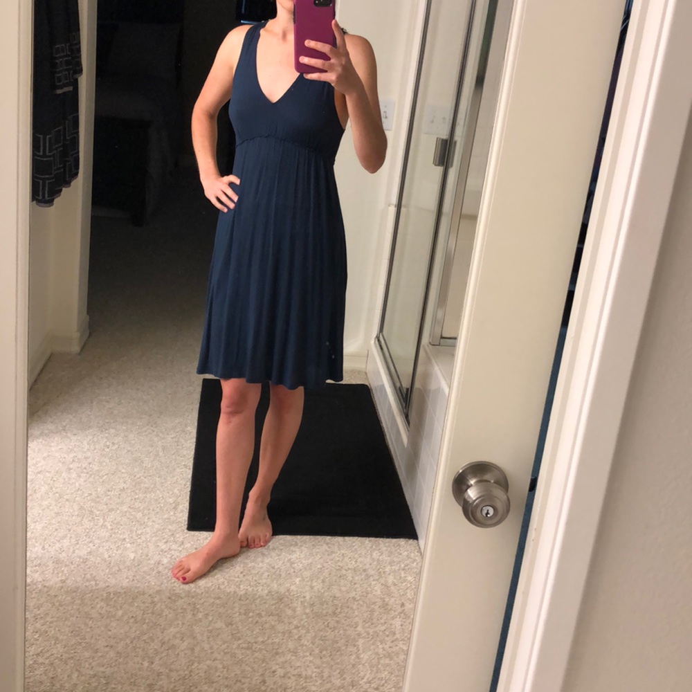 Blue Mudd flowey sundress-comfy elastic, lace back